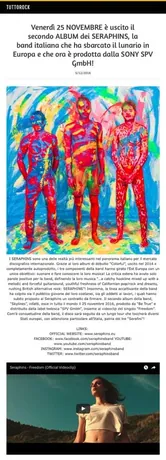 Ritaglio di giornale su Lorenzo Ferrari