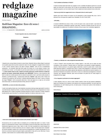 Ritaglio di giornale su Lorenzo Ferrari