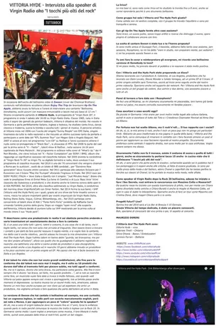 Ritaglio di giornale su Lorenzo Ferrari