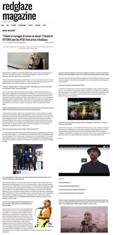 Ritaglio di giornale su Lorenzo Ferrari