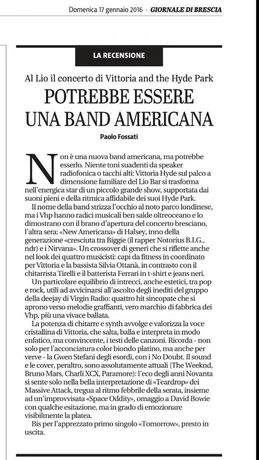 Ritaglio di giornale su Lorenzo Ferrari