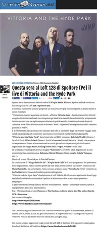 Ritaglio di giornale su Lorenzo Ferrari
