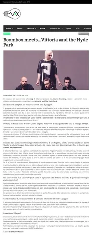 Ritaglio di giornale su Lorenzo Ferrari