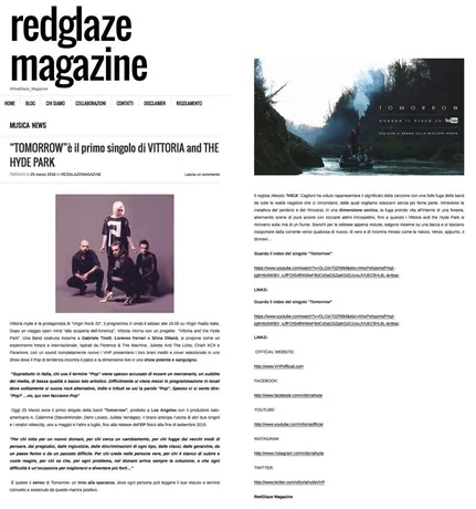 Ritaglio di giornale su Lorenzo Ferrari