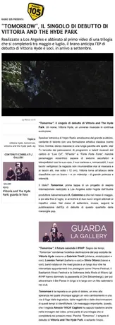 Ritaglio di giornale su Lorenzo Ferrari