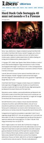 Ritaglio di giornale su Lorenzo Ferrari