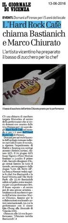 Ritaglio di giornale su Lorenzo Ferrari