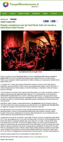 Ritaglio di giornale su Lorenzo Ferrari