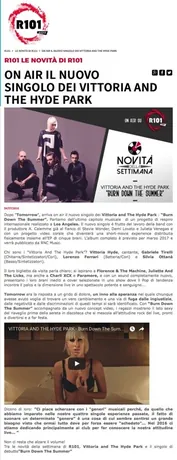 Ritaglio di giornale su Lorenzo Ferrari