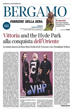Ritaglio di giornale su Lorenzo Ferrari